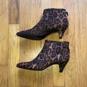 Impo Cigar multi animal print booties.
